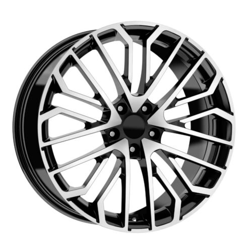 19 inç 5x112 Audi S Line A4 A5 A6 Uyumlu Siyah Elmas Kesim Jant Modeli (4 Adet)
