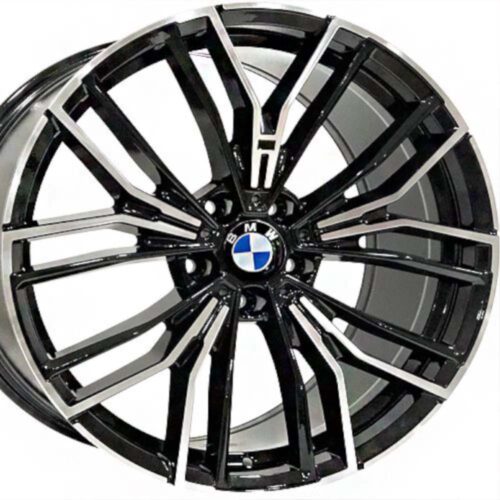 19 inç 5x112 G20 G30 Ön Arka Uyumlu Siyah Elmas Kesim Jant Modeli (4 Adet)