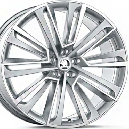19 inç 5x112 Superb Octavia Uyumlu Gümüş Jant Modeli (4 Adet)