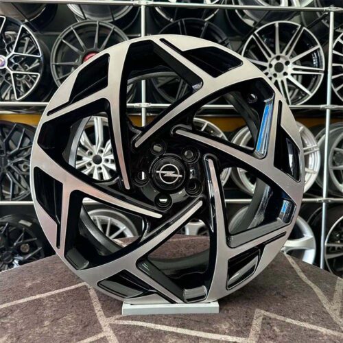 19 inç 5x120 Atom Opc İnsignia Uyumlu Siyah Elmas Kesim Jant Modeli (4 Adet)