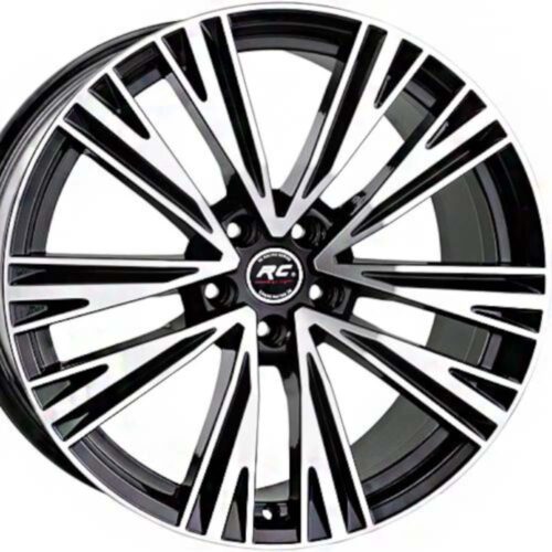 20 inç 5x112 A5 A6 Uyumlu Siyah Elmas Kesim Jant Modeli (4 Adet)