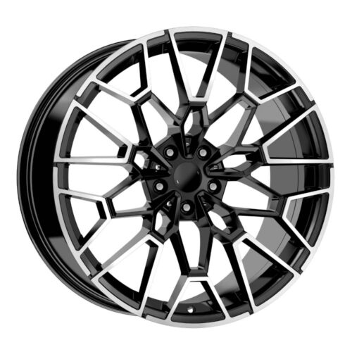 20 inç 5x112 G11 G12 G30 Ön Arka Uyumlu Siyah Elmas Kesim Jant Modeli (4 Adet)
