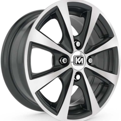 13 inç 4x100 Siyah Elmas Kesim Jant Modeli (4 Adet)