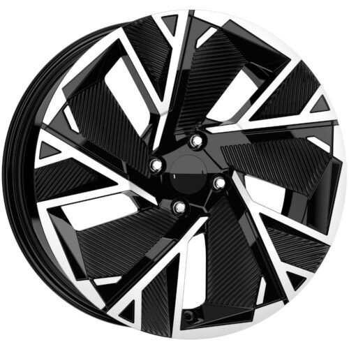 15 inç 4x100 Clio Symbol İ20 Getz Linea Uyumlu Siyah Elmas Kesim Jant Modeli (4 Adet)