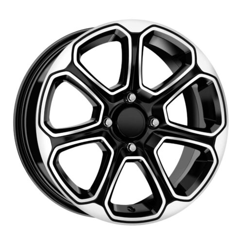 15 inç 4x100 Clio Symbol İ20 Getz Linea Uyumlu Siyah Elmas Kesim Jant Modeli (4 Adet)