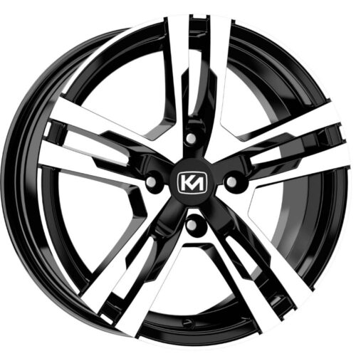 15 inç 4x108 Peugeot Citroen Uyumlu Siyah Elmas Kesim Jant Modeli (4 Adet)